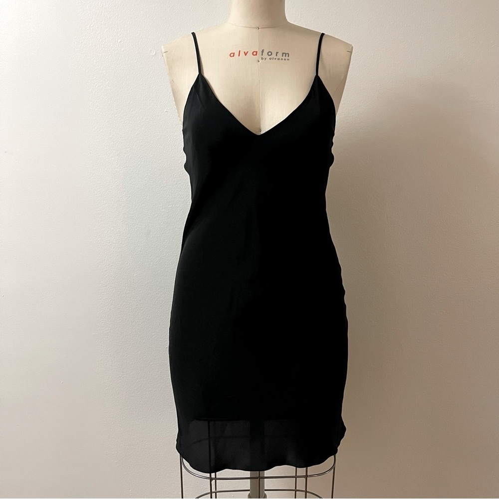 Black Silk Dress